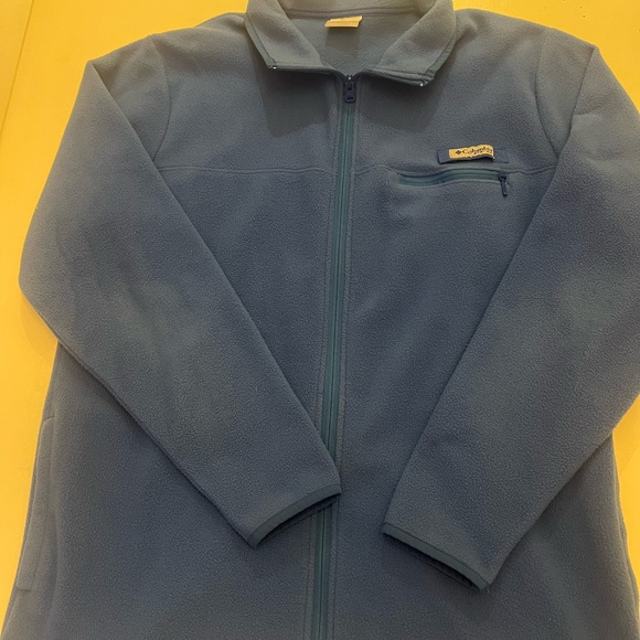 Men’s Columbia Zip Up Jacket size Large PFC L Royal BLUE EUC Full Pockets - Picture 5 of 16